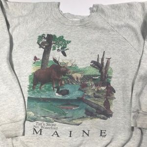Vintage Maine Pullover Crewneck